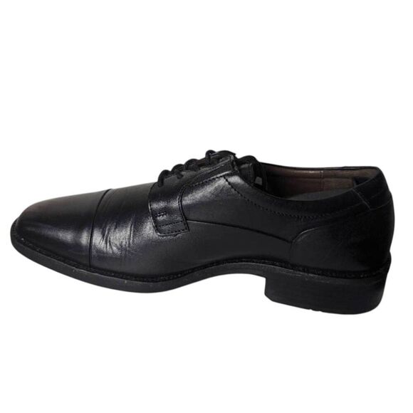 JOHNSTON & MURPHY Lancaster Black Leather Cap Toe Oxford Size 8.5M - Picture 6 of 6